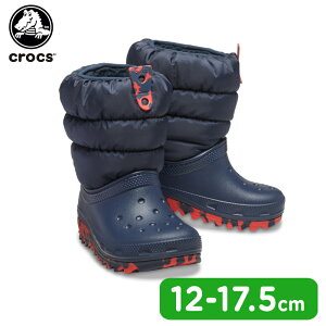 �N���b�N�X �L�b�Y �u�[�c CROCS �N���V�b�N �l�I �p�t �u�[�c �g�h���[ Classic Neo Puff Boot T �V���[�Y ���C �q�� �x�r�[ �ϐ� �y�� �A�E�g�h�A 207683[C]