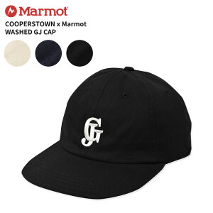 �N�[�p�[�Y�^�E�� x �}�[���b�g �R���{ �L���b�v �X�q COOPERSTOWN x Marmot �E�H�b�V���h GJ �L���b�v Washed GJ Cap MTSS25UHG306CT