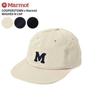 �N�[�p�[�Y�^�E�� x �}�[���b�g �R���{ �L���b�v �X�q COOPERSTOWN x Marmot �E�H�b�V���h M �L���b�v Washed M Cap MTSS25UHG307CT