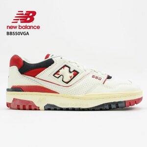 �j���[�o�����X �X�j�[�J�[ New Balance 550 VGA BB550 White/Red �o�X�P�b�g�{�[�� �V���[�Y nb-bb550vga