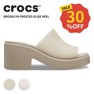 y30OFFzNbNX fB[X T_ CROCS ubN tXeBh XCh q[ Brooklyn Frosted Slide Heel  EBY V[Y ϐ AEghA  {[\[ Xg