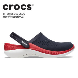 【25%OFF】クロックス メンズ レディース サンダル CROCS ライトライド 360 クロッグ literide 360 clog ネイビー/ペッパー(4CC) 男性 女性 男女兼用 ユニセックス シューズ サボ クロッグ 耐水 軽量 アウトドア リカバリー リラックス 疲れにくい 206708