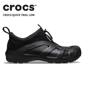 [B]�N���b�N�X �����Y ���f�B�[�X �T���_�� CROCS �N���b�N�X �N�C�b�N �g���C�� ���[ Crocs Quick Trail Low �u���b�N 209350-001