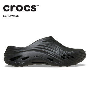 [B]�N���b�N�X �����Y ���f�B�[�X �T���_�� CROCS �G�R�[ �E�F�[�u Echo Wave �u���b�N/�u���b�N 210521-060