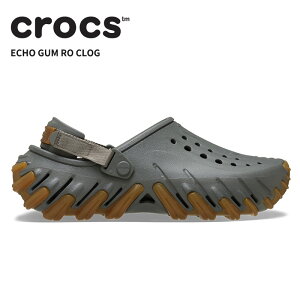 [B]�N���b�N�X �����Y ���f�B�[�X �T���_�� CROCS �G�R�[ �K�� RO �N���b�O Echo Gum RO Clog �X���[�g�O���[ 211675-0da