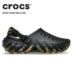 [B]�N���b�N�X �����Y ���f�B�[�X �T���_�� CROCS �G�R�[ �J�� RO �N���b�O Echo Camo RO Clog �u���b�N/�}���` 212095-0c4