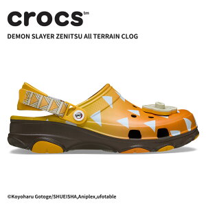 NbNX Y fB[X T_ CROCS uSł̐nv P I[eC NbO Demon Slayer Zenitsu All Terrain Clog j  jp jZbNX V[Y T{ LN^[ R{ 