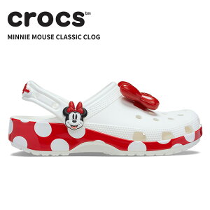 [B]�N���b�N�X �����Y ���f�B�[�X �T���_�� CROCS �~�j�[ �}�E�X �N���V�b�N �N���b�O Minnie Mouse Classic Clog �}���` 212717-90h