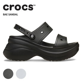 【15%OFF】クロックス レディース サンダル CROCS ベイ サンダル Bae Sandal W 女性 ウィメンズ シューズ スライドサンダル 耐水 アウトドア 厚底 ボリュームソール 206749[C]