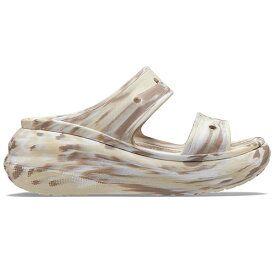 【セール期間中P5倍!】【40％OFF】クロックス(crocs) クラシック クラッシュ マーブル サンダル(classic crush marbled sandal) メンズ/レディース/男性用/女性用/サンダル/シューズ/厚底[C/B