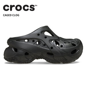 [B]�N���b�N�X ���f�B�[�X �T���_�� CROCS �P�[�W�h �N���b�O Caged Clog �u���b�N 211141-001