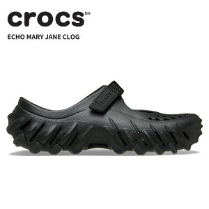 [B]�N���b�N�X ���f�B�[�X �T���_�� CROCS �G�R�[ �����[�W�F�[�� �N���b�O Echo Mary Jane Clog �u���b�N 211996-001