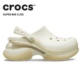 [B]クロックス レディース サンダル CROCS スーパー ベイ クロッグ ウィメン Super Bae Clog W サミットホワイト 212811-2md