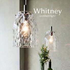 ペンダントライト 【 Whitney 】 1灯 ガラス クール スタイリッシュ デザイン シンプル モダン トイレ 玄関 カフェ ダイニングライト