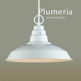 ホワイト ペンダントライト LED電球 【 Plumeria 】 カントリー 白色 レトロ 後藤照明 オーダー 洋風 アルミ シンプル 加工 日本製 ハンドメイド