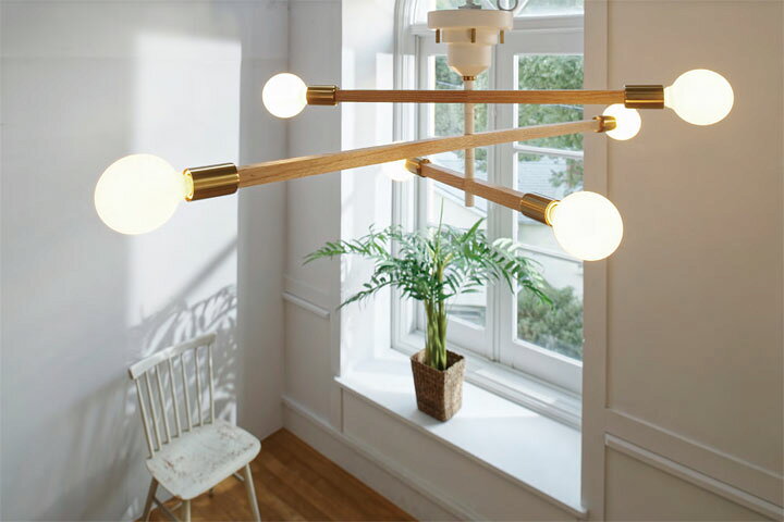 楽天市場】シーリングライト 【 Astre-baum / ホワイト 】 6灯 LED電球  