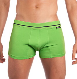 男性用下着 メンズアンダーウェア 送料無料 モスマン MOSMANN LUXE LONG BOXER GREEN SXL