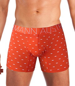 男性用下着 メンズアンダーウェア 送料無料 モスマン MOSMANN Comfort Polka Dash Leg BOXER BRIEF RED SXL