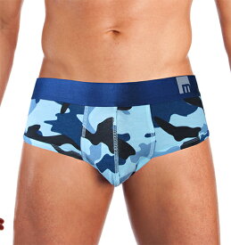 MOSMANN M SERIES CAMOUFLAGE PRINT Brief Blue SXL