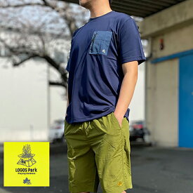 ロゴスパーク(LOGOS park)メンズ ポケット付きTシャツ M,L,LL /　12時まで　あす楽対応（土日祝祭日を除く）