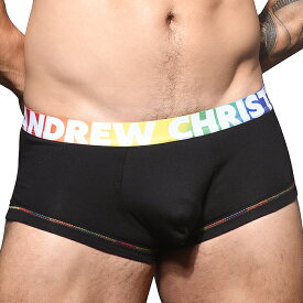 メンズセクシーアンダーウェア アンドリュークリスチャン 送料無料 ANDREW CHRISTIAN Almost Naked Cotton Pride Boxer XS,S,M,L,XL