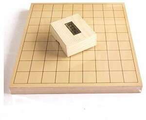 将棋セット　新桂 1寸 卓上将棋盤（接合）　　木製将棋駒
