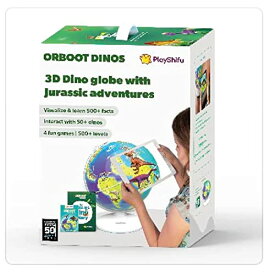 地球儀 恐竜おもちゃ モササウルス 男の子 女の子 ギフト 「AR地球儀」PlayShifu Orboot Dinos（恐竜） 白亜紀 先史時代