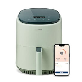 COSORI ノンフライヤースマートノンオイル フライヤー 最高温230℃ 日本語レシピ付き 揚げ物 ポテト 惣菜 料理 電気フライヤー LED