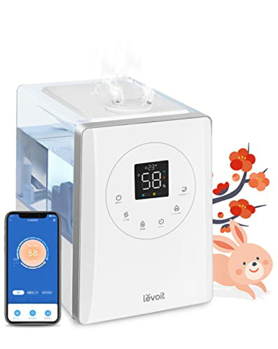 楽天市場】Levoit (レボイト) 加湿器 大容量 6L ~25畳 【進級モデル 