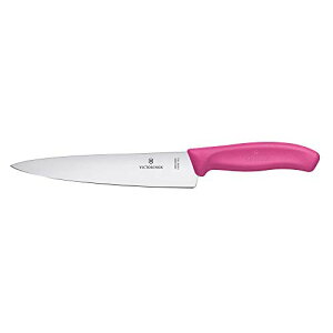 VICTORINOX(ビクトリノックス) シェフナイフ カービングナイフ 19cm ピンク スイスクラシック シェフナイフ 牛刀包丁 万能包丁