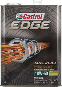 カストロールエンジンオイルEDGE 10W-60 API SN/CF Performance 4L4輪ガソリン/ディーゼル車両用全合成油Cast