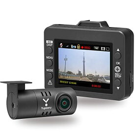 YUPITERU 【】 ユピテル ドライブレコーダー 前後2カメラ WDT410d HDR搭載100万画素720p 最大視野角130°/130°