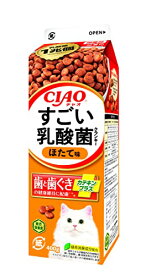 CIAO (チャオ)　すごい乳酸菌クランキー 牛乳パック ほたて味 400g　12個セット