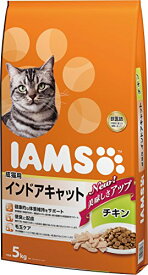 アイムス (IAMS) キャットフード 成猫用 インドアキャット チキン 5kg