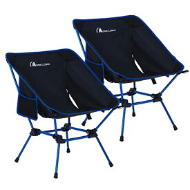 MOON LENCE アウトドア チェア 2way キャンプ 椅子 グランドチェア キャンプチェア より安定 軽量 折りたたみ コンパクト ハイ
