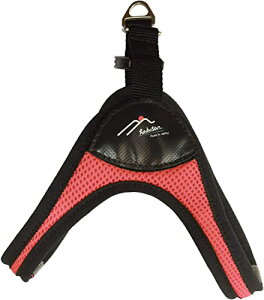 Hakusan ゼロハーネス 負担軽減 犬用ハーネス サイズ調整可 簡単着脱 夜間反射材 軽量 通気 ハンドル付き ネームプレート L サイズ