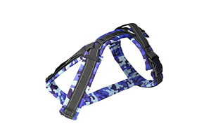 Hakusan ゼロハーネス 負担軽減 犬用ハーネス サイズ調整可 簡単着脱 夜間反射材 軽量 通気 ハンドル付き ネームプレート Tiny サ