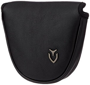[�x�[��] LEATHER PC HC2217-02 WH Leather Putter Cover Black