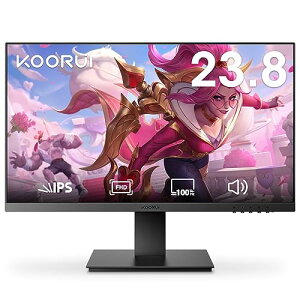 KOORUI j^[ 24C`AQ[~Oj^[ IPS FHD/1080P/tHD  fBXvC(100hz/VGA/HDMI