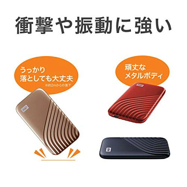 楽天市場】ウエスタンデジタル(Western Digital) WD ポータブルSSD 4TB 