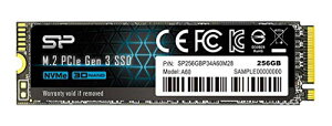 VRp[ SSD 256GB 3D NAND M.2 2280 PCIe3.0×4 NVMe1.3 P34A60V[Y 5N SP256