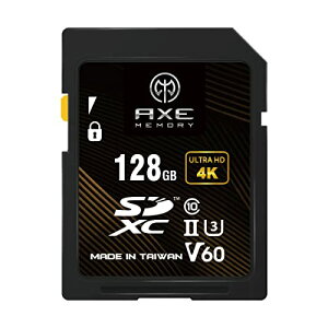 AXE SDJ[h V60 UHS-II 128GB ]x245MB/s 4K UHDΉ PROFESSIONAL GRADE SDX