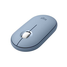 ロジクール ワイヤレスマウス PEBBLE MOUSE2 M350sBL 薄型 静音 Bluetooth Logi Bolt マウス 無線 左右