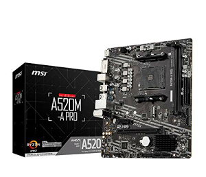 MSI }U[{[hA520M-A PRO yRyzen 5000V[Y (AM4)Ήz Micro ATX [AMD A520] MB