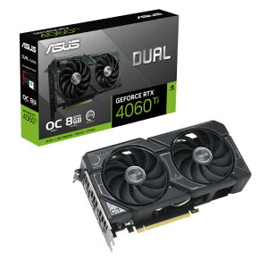 ASUS NVIDIA RTX4060TI  rfIJ[h DUAL-RTX4060TI-O8G KXi