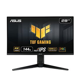 【】ASUS ゲーミングモニター TUF Gaming VG28UQL1A-J 28インチ / 4K / 144Hz / HDMI 2.1DP/