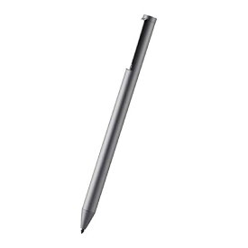 エレコム アクティブタッチペン 充電式 【 iPad専用 】 パームリジェクション対応 ペン先交換可能 グレー P-TPACSTAP01GY