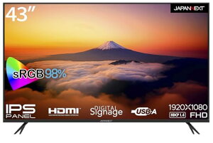 JAPANNEXT IPSpl43C` tHD(1920x1080) tj^[ JN-IPS43FHD-U/HDMI USB