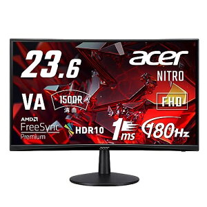 {GCT[ yzAcer Nitro Q[~Oj^[ 23.6C` VA  p1500R tHD 180Hz 1ms HDMI