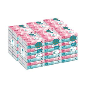 【箱売り】ユニバーサル・ペーパー ハロー ソフトパックティシュ 2枚組 150組 16個1パック x 6パック入 8010 ホワイト